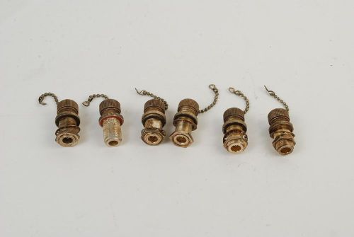 Lot of 6 UG-30 D/U N Connector