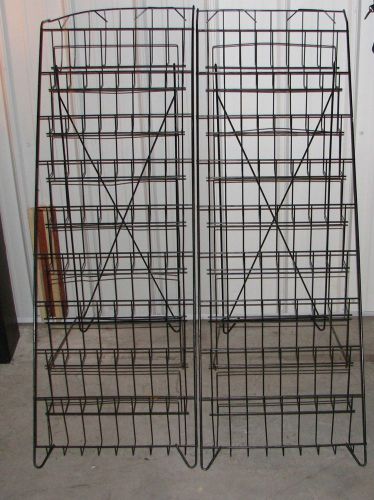 2 used 10 tier Wire Paperback/Greeting card etc... display racks