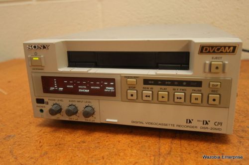 SONY DVCAM DIGITAL VIDEOCASSETTE RECORDER DSR-20MD