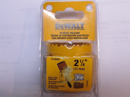 DeWalt D180036, 2-1/4&#034; (57mm), Bi-Metal Holesaw