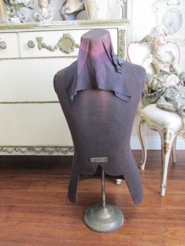 OMG Old Vintage MAN TORSO on STAND DRESS FORM Store Display MANNEQUIN The Best!