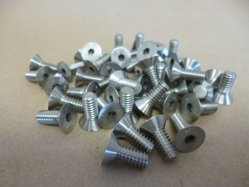 1/4-20 X 5/8&#034; , 316 SS SOCKET DRIVE FLAT COUNTERSUNK SCREWS ( 50pcs ) GRADE B8