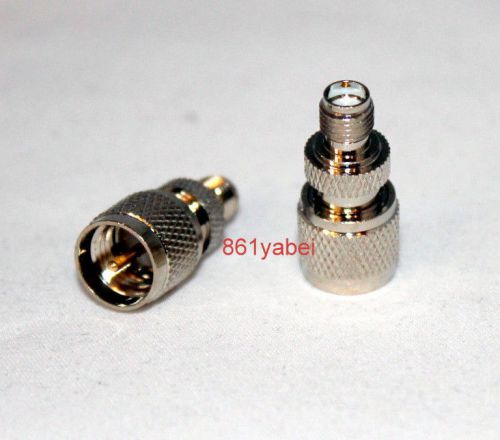 SMA Female to Mini UHF Male RF connector adapter ; US Stock; Fast Ship