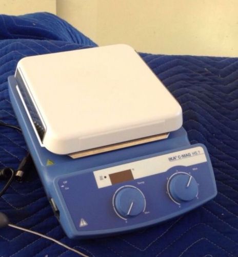 IKA C-MAG HS7 HS 7 S1  LABORATORY HOT PLATE  MAGNETIC STIRRER