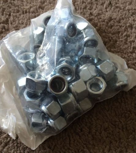 New sealed 1/2-13 nylon insert hex nut (200pcs) zinc for sale