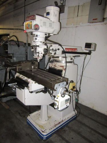 Birmingham (Bridgeport) Vari Speed Ram Type Vertical Turret Milling Machine  DRO