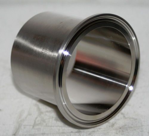 2-1/2&#034; Butt Weld x 2-1/2&#034; Tri-Clamp Ferrule SS316