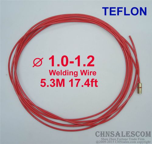 Panasonic mig welding teflon liner 1.0-1.2 welding wire connectors 5.3m 17.4ft for sale