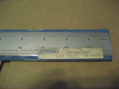 Fowler 52-360-018 18&#034; rule (d1258-1) for sale