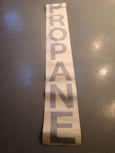 Huge PROPANE Vinyl Lettering Sign 7&#039; Tall