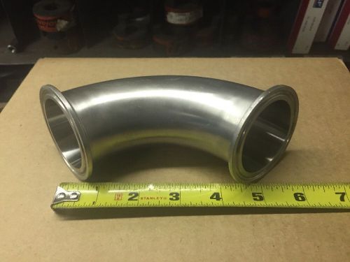 2&#034; Triclover Stainless Steel 90 Elbow