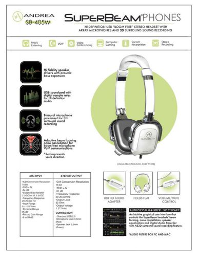 SB-405W Headphones