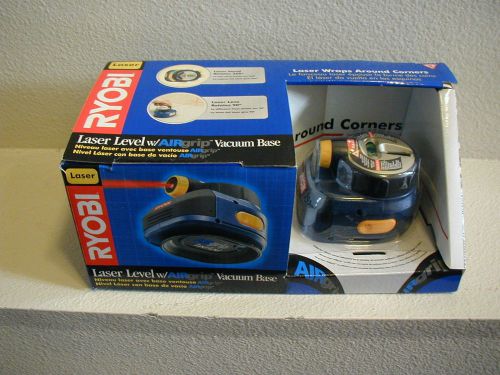 RYOBI LASER LEVEL W/AIRGRIP VACUUM BASE MODEL ELL0001 NEW IN BOX!