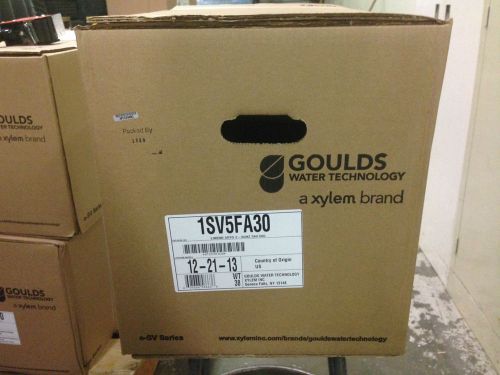 GOULDS 1SV5FA30 5 STG ESV STAINLESS VERTICAL WATER PUMP LIQUID END GRUNDFOS CR1