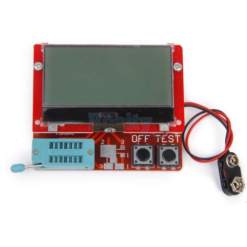 12864 lcd led transistor tester capacitance esr meter diode triode mos npn for sale