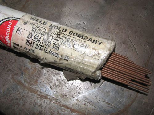 Weld Mold 954 3/32 Chrome Moly Tungsten Tig Welding Filler Rod 1lb Bladesmith