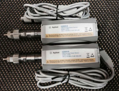 Agilent U2001A 10 MHz - 6 GHz USB Power Sensor (Opt. 100) TESTED!!! BUNDLE 2X