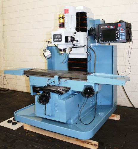 2005 PROTOTRAK DPM-V5 CNC 5HP VERTICAL BED MILL w/TEACH CONTROL, HANDWHEELS, ETC