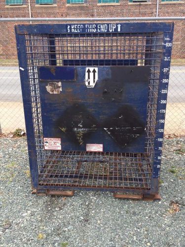 Large heavy duty steel wire mesh water storage tank container cage 48x40x63 for sale