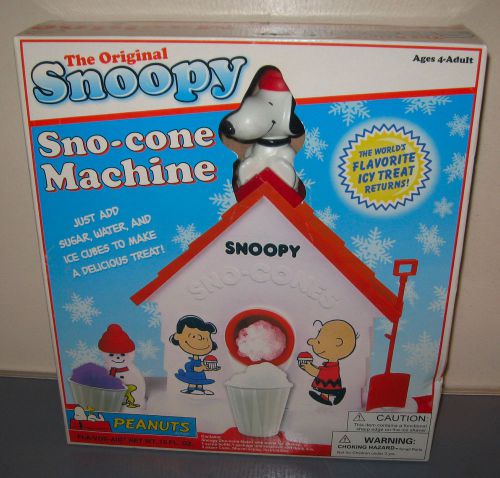 2007 Sababa Toys Original Snoopy&#039;s Sno-Cone Machine NISB