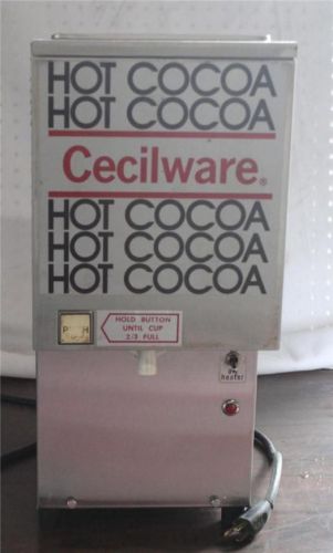 Cecilware stainless steel commercial hot chocolate, cappucino dispenser. for sale