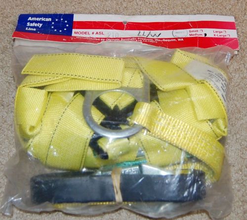 American Safety Line Harness ASL210  Security, Lineman, Roofer, MED. OSHA