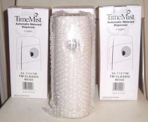 TimeMist Automatic Air Fragrance Dispenser  NEW Beige 32-1131TM  LOT OF THREE