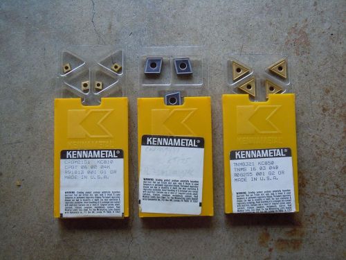 Kennemetal Carbide Insert, Counter Drill, Counter Sink, misc items