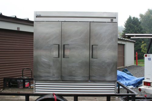 True T-72F T-Series Commercial Kitchen Stainless 3 Door Freezer