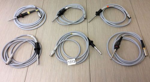 Olympus Fiber Optic Surgical Light Cords Lot of 6 #1313