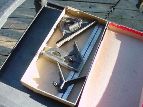 Starrett 4 Pc. Precision Machinist Combo Set in Box-No.435-12-4R-Nice!