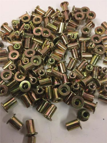 50PSheet Metal Fastening Fastener Rivet Nut Rivnut 1/8&#034;-36 Threads X 6mm O.D.