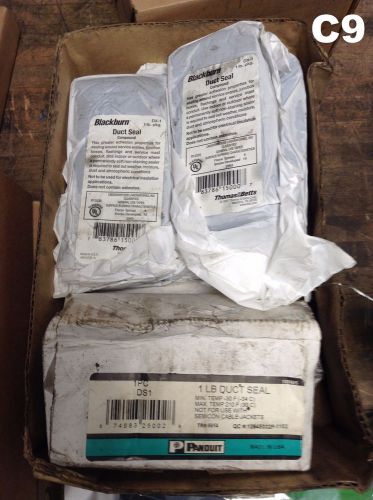 Blackburn/Panduit 1 LB Duct Seal-Sealing Compound-Lot of 8-New-
							
							show original title