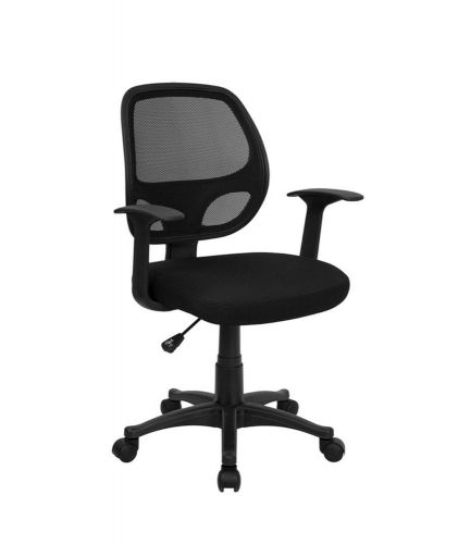 Flash furniture mid-back black mesh computer / office chair. for sale