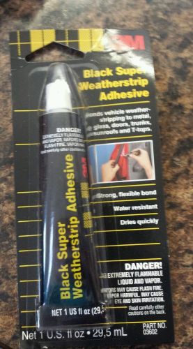 3M Auto Black Superstrength Weatherstrip Adhesive 1 oz NEW