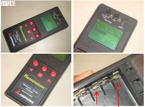 Battery Contacts Corrosion Amprobe Harmonalyzer HA2000 Harmonic / Power Analyzer