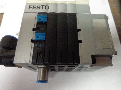 FESTO CPV10-GE-FB-4-CPI   VALVE BANK WITH (4) SOLENOID VALVES