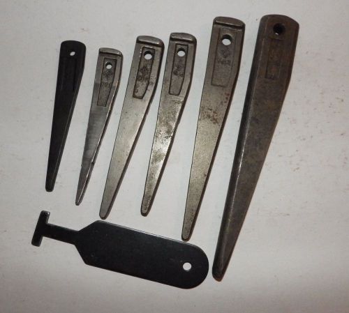 6 Various Size Drift Keys &amp; T-Slot Cleaner