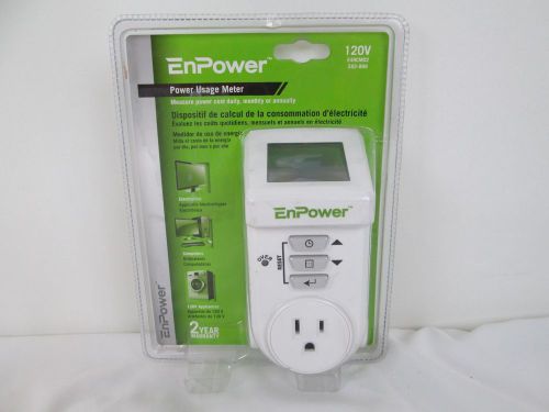 NIB EnPower 120V POWER USAGE METER - $25 RETAIL ITEM