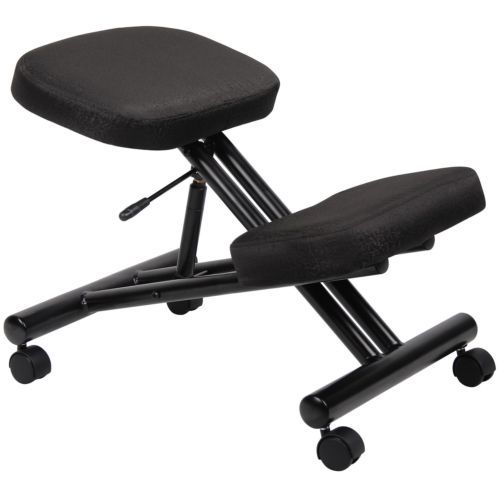 Boss B248 Ergonomic Kneeling Stool, Black