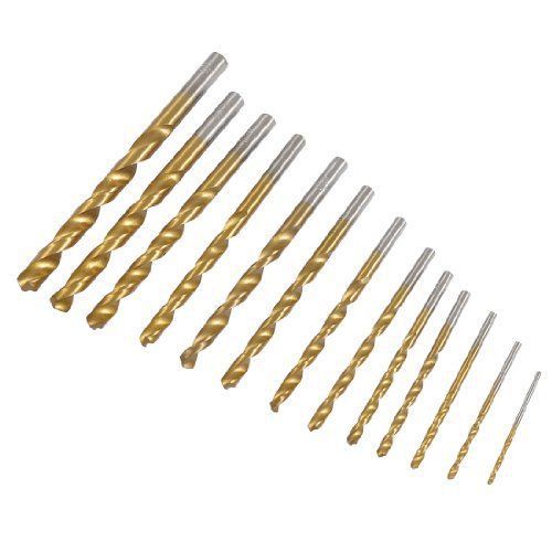 1.5mm 2mm 2.5mm 3mm Tip Round Shank HSS Twist Drill Bit 13 Pcs