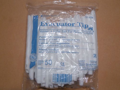 SCHEIN DENTAL EVACUATOR TIPS 50 PCS IN UNOPENED PACKAGING