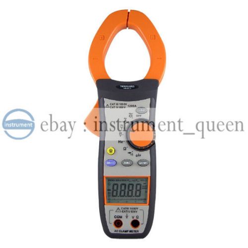 Tenmars TM-3011 AC Clamp Meter,3-3/4 digit LCD Backlit display reading 4000