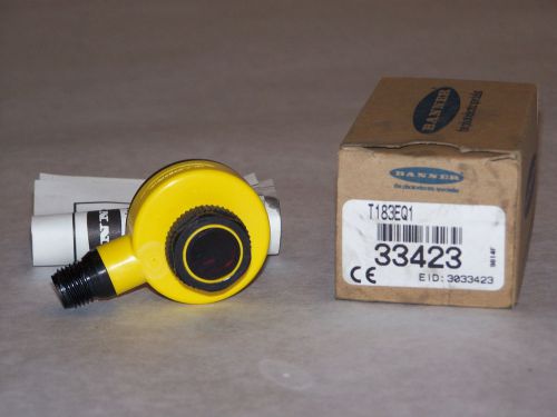 Banner 33423/T183EQ1 T18 Series Opposed Mode Sensor Pairs NIB B-0004