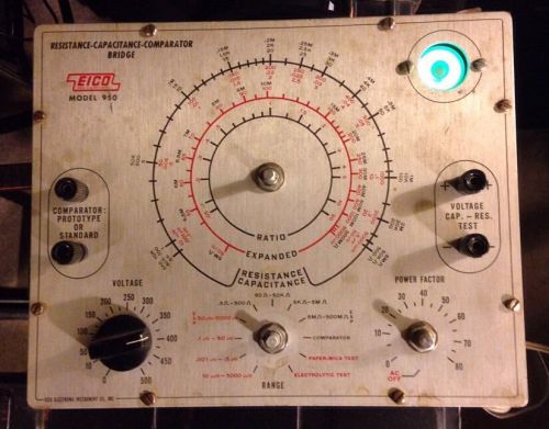 Eico Model 950 Resistance-Capacitance-Comparator Bridge