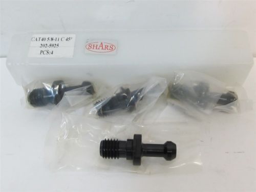 Shars 202-5925, CAT40, 5/8&#034;-11, C45° Pull Stud Retention Knobs - 4 each