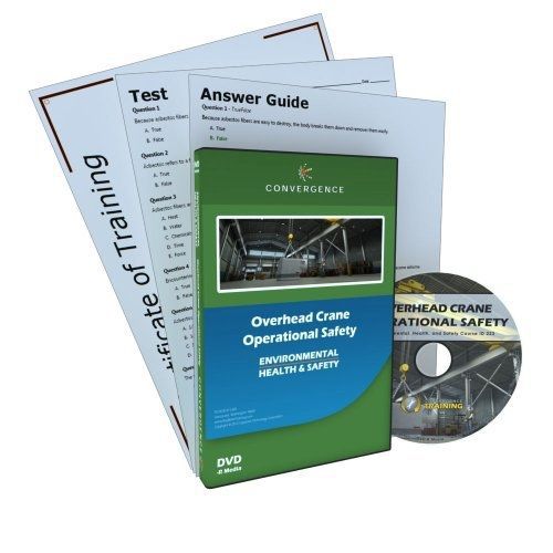 Convergence c-423 overhead crane operational safety training program dvd, 16 for sale