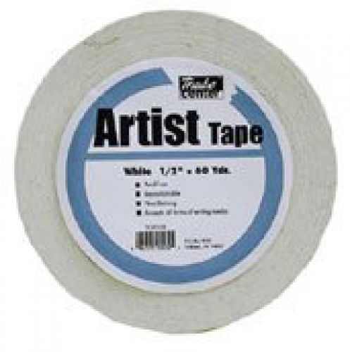 Art Alternatives Economy White Artists Tape - 1 Inch X 60 Yards