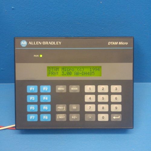 ALLEN BRADLEY 2707-M485P3X SERIES E REV A DTAM MICRO DATA LOADER INTERFACE PANEL