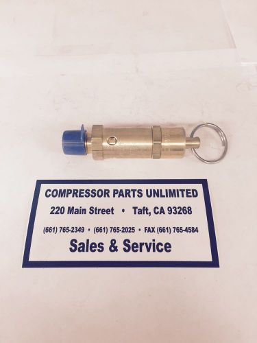 KINGSTON 1/4 130 PSI, RELIEF VALVE, AIR COMPRESSOR, #112CSS-2-100